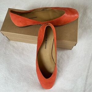 Lucky Brand Flats Tangerine